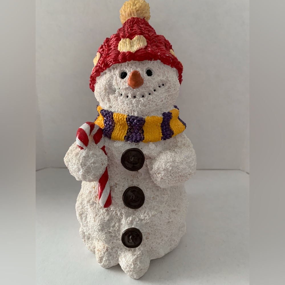 Accents & Occasions Resin Snowman w/ Scarf and Hat Christmas Decor
